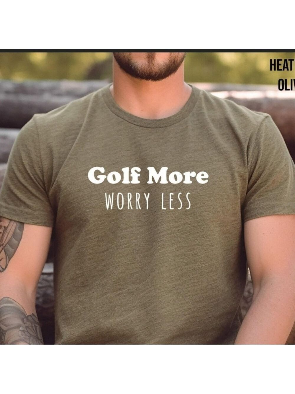 Golf More Worry Less Tshirt